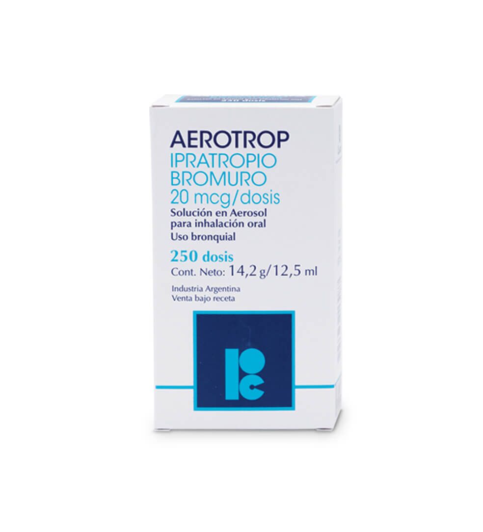 Aerotrop (Hfa) Ipratropio Bromuro Solución Para Inhalación Oral