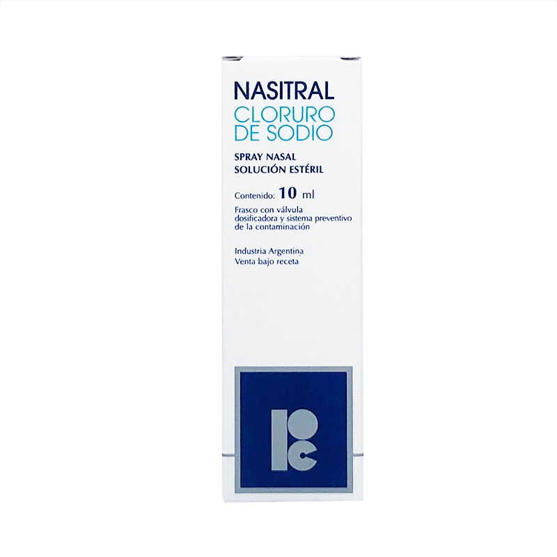 Nasitral, 10 Ml (Solucion Isotonica Cloruro De Sodio)