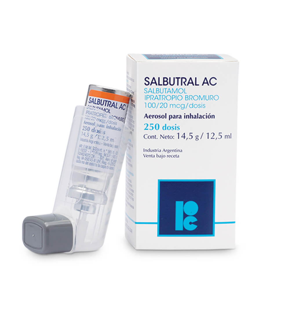 Salbutral Ac (Ipratropio + Salbutamol) Aerosol X 250 Dosis