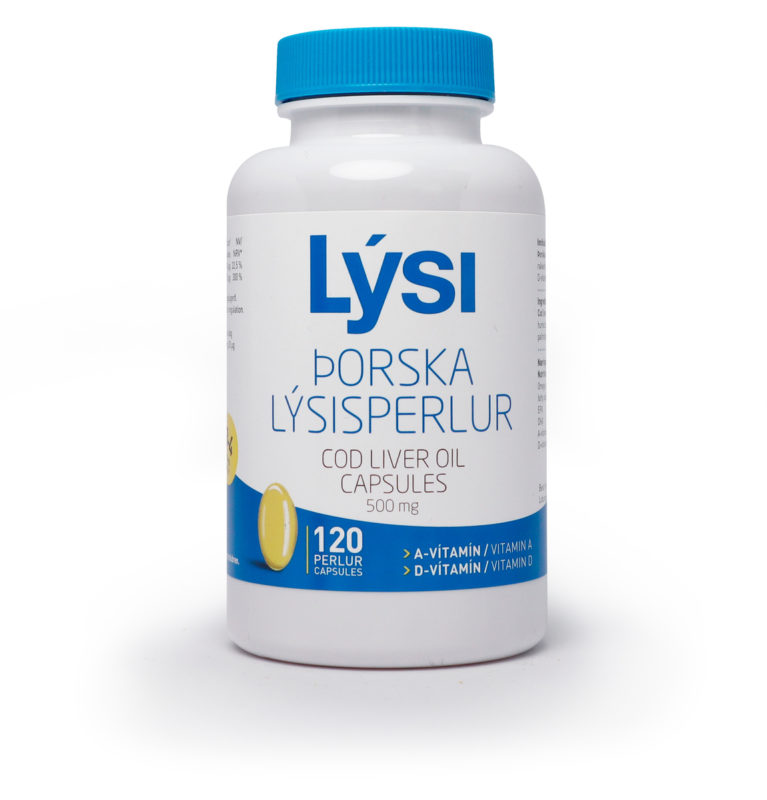 Aceite Higado de Bacalao en Perlas 500 mg 120 Capsulas