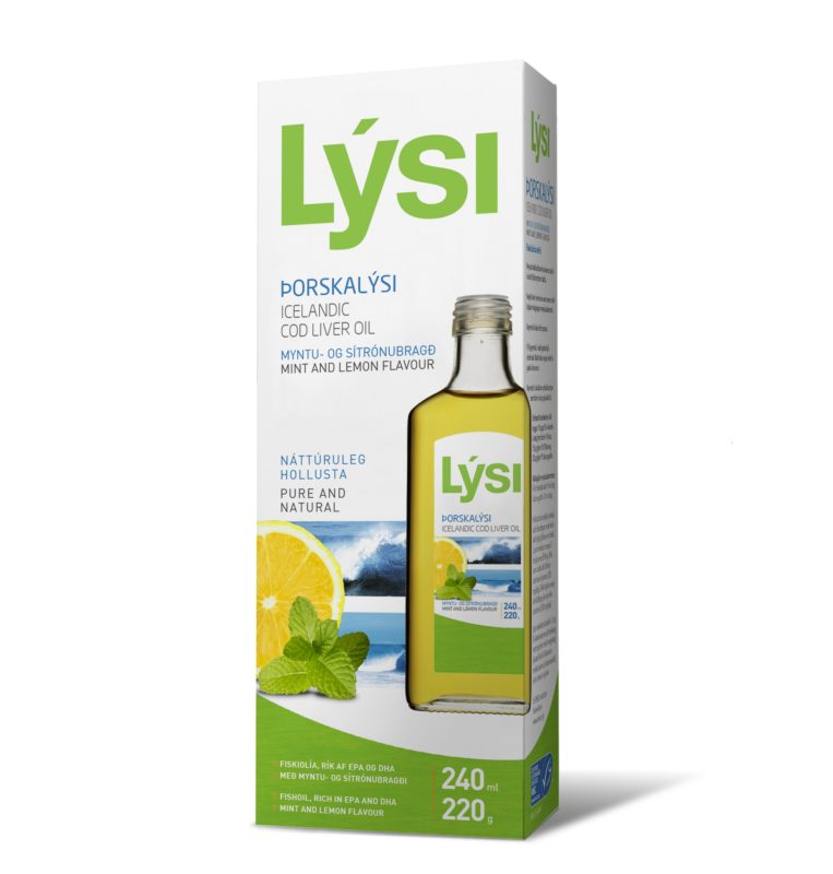 Aceite de Higado de Bacalao Sabor Menta Limon 240 ml