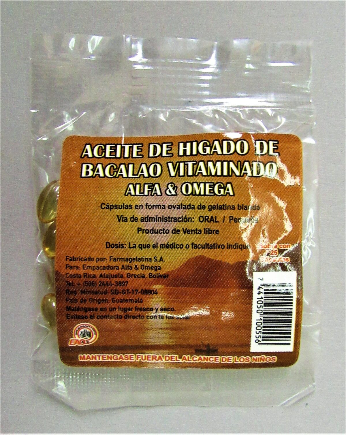 Aceite de Higado de Bacalao Vit Perla Infantil 40 X 25