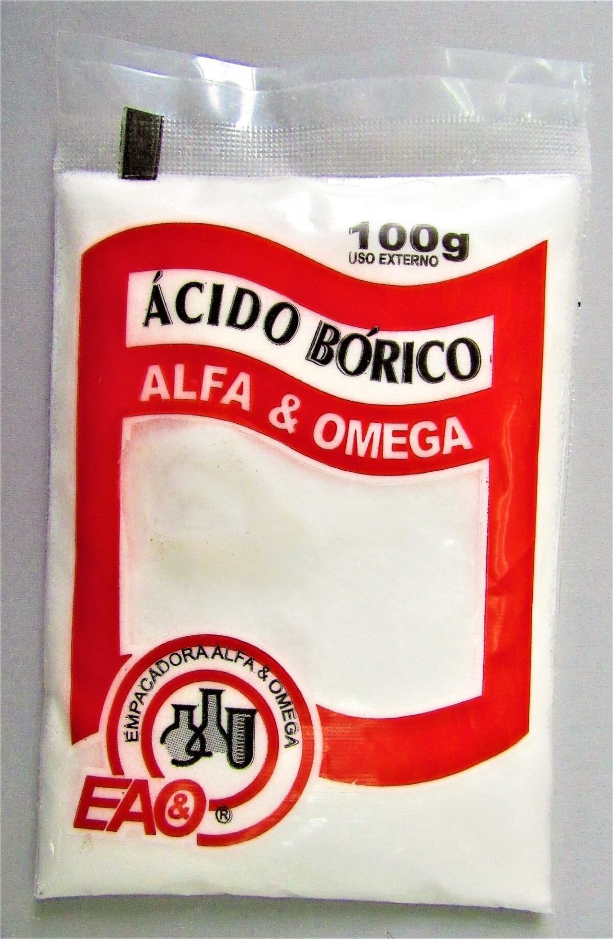 Acido Borico Bolsa con 12 Paquetes de 100g C/U