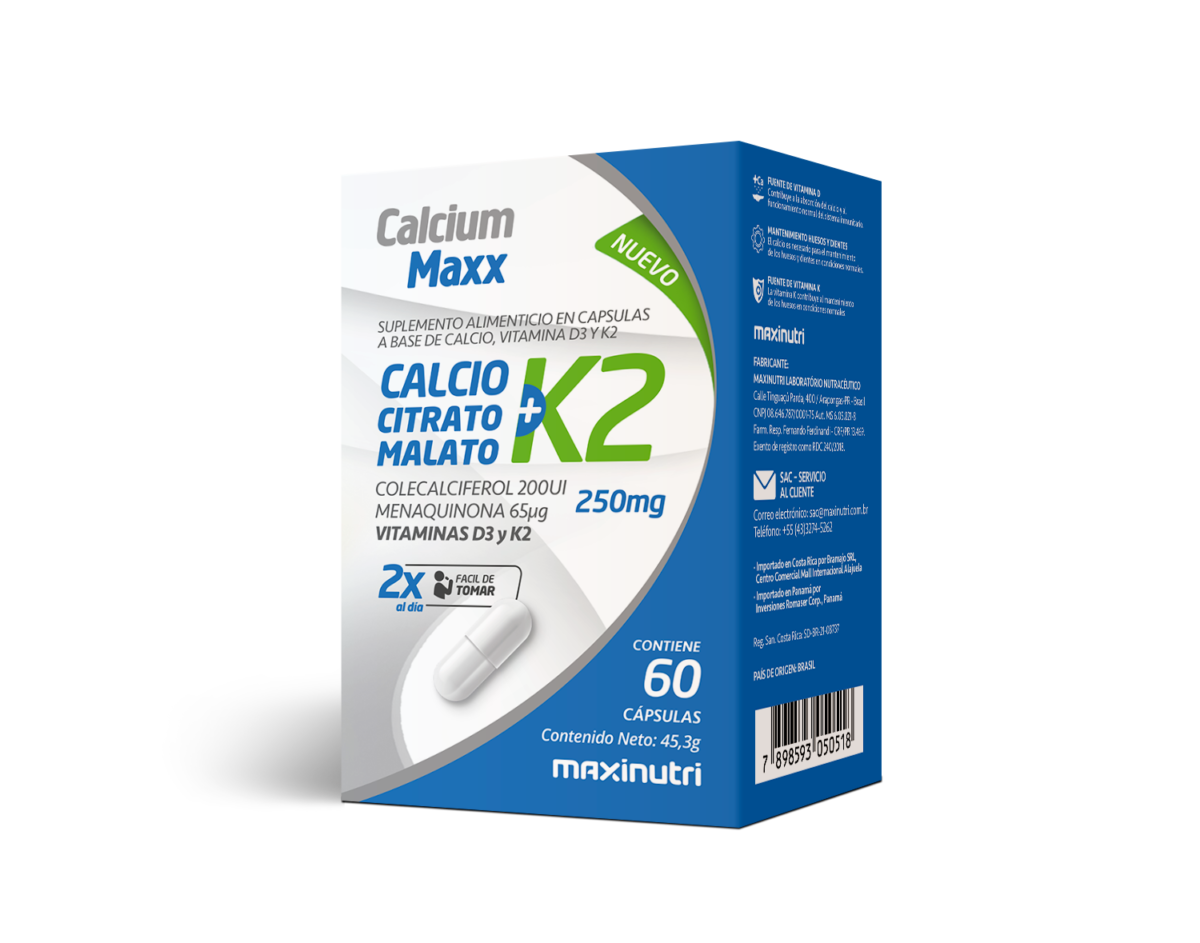 Calcio Maxx Citrato Malato +K2 x 60