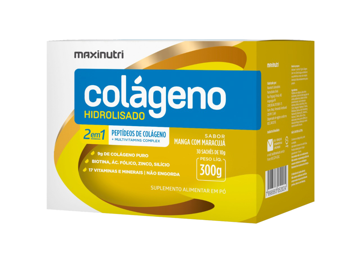 Colageno Hidrolizado sobres x 30 sobres / Mango- Maracuya
