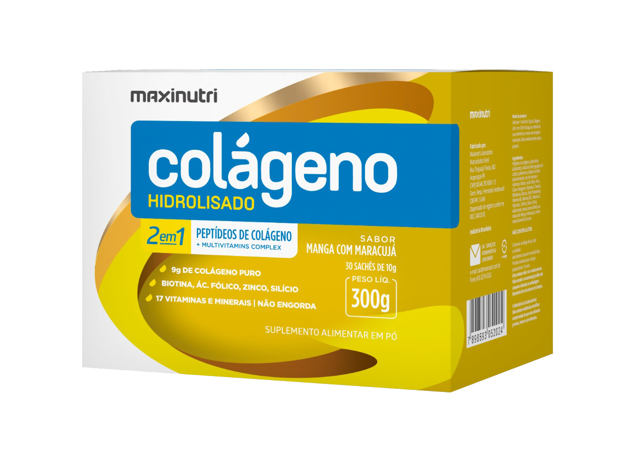 Colageno Hidrolizado sobres x 30 sobres / Mango- Maracuya