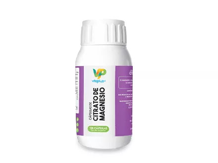 Capsulas Citrato Magnesio Vitaplus 100 Und