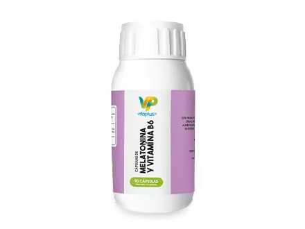 Capsulas Melatonina Vitamina B6 Vitaplus 90Und