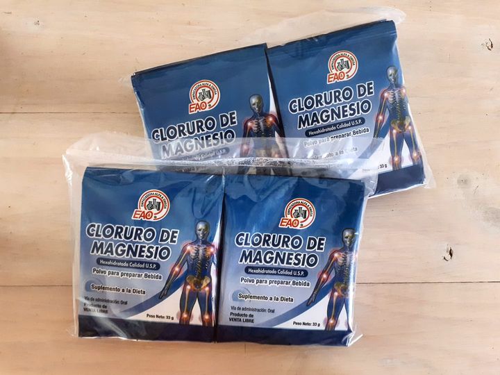 Cloruro de Magnesio Bolsa con 12 Paquetes de 33g C/U