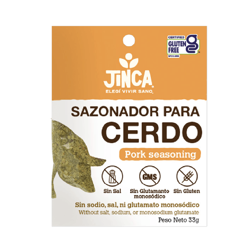 SAZONADOR DE CERDO SIN SAL  UNITARIO 33 G