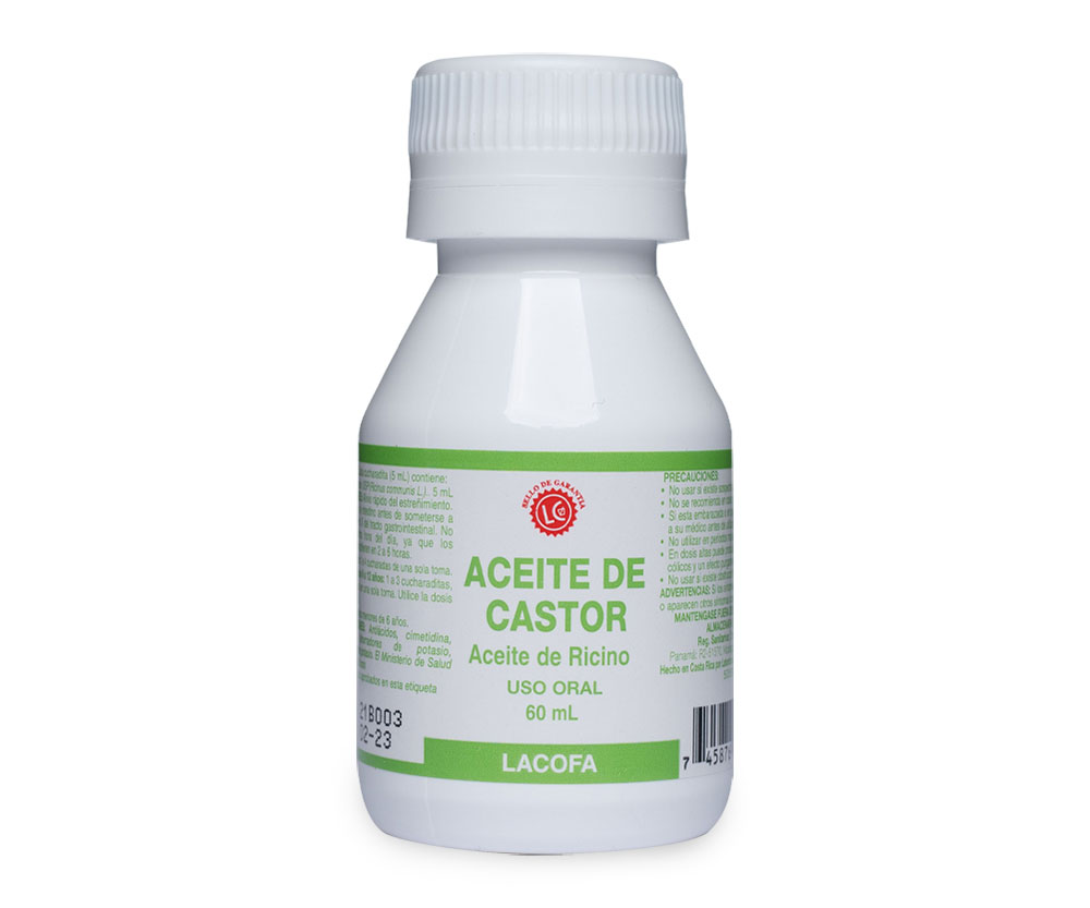 ACEITE CASTOR SOLUCIÓN X 60 ML