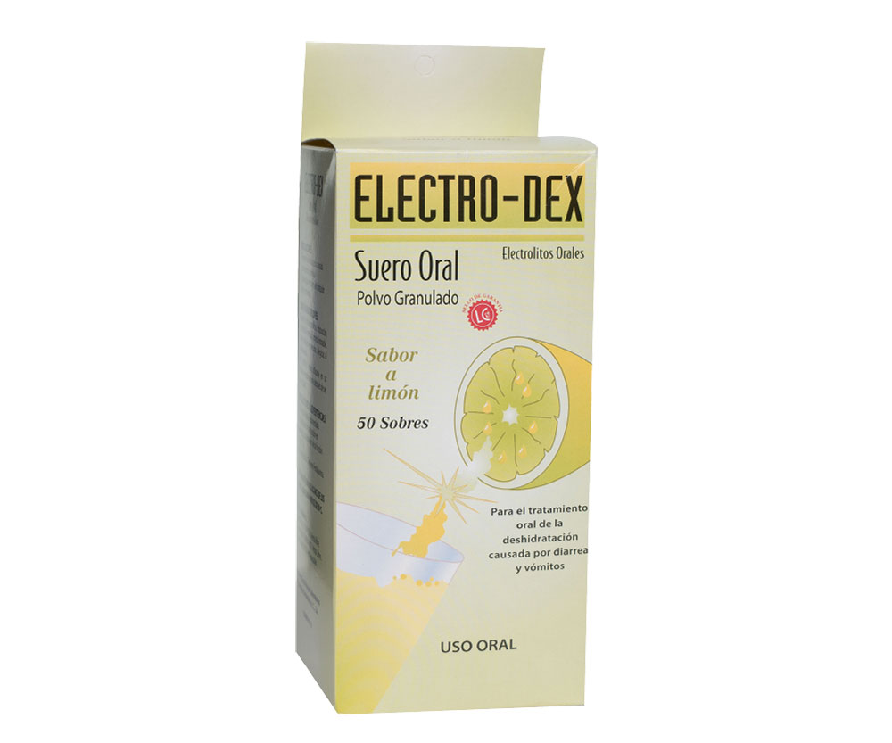 ELECTRODEX  SUERO ORAL LIMON X 50 SOBRES