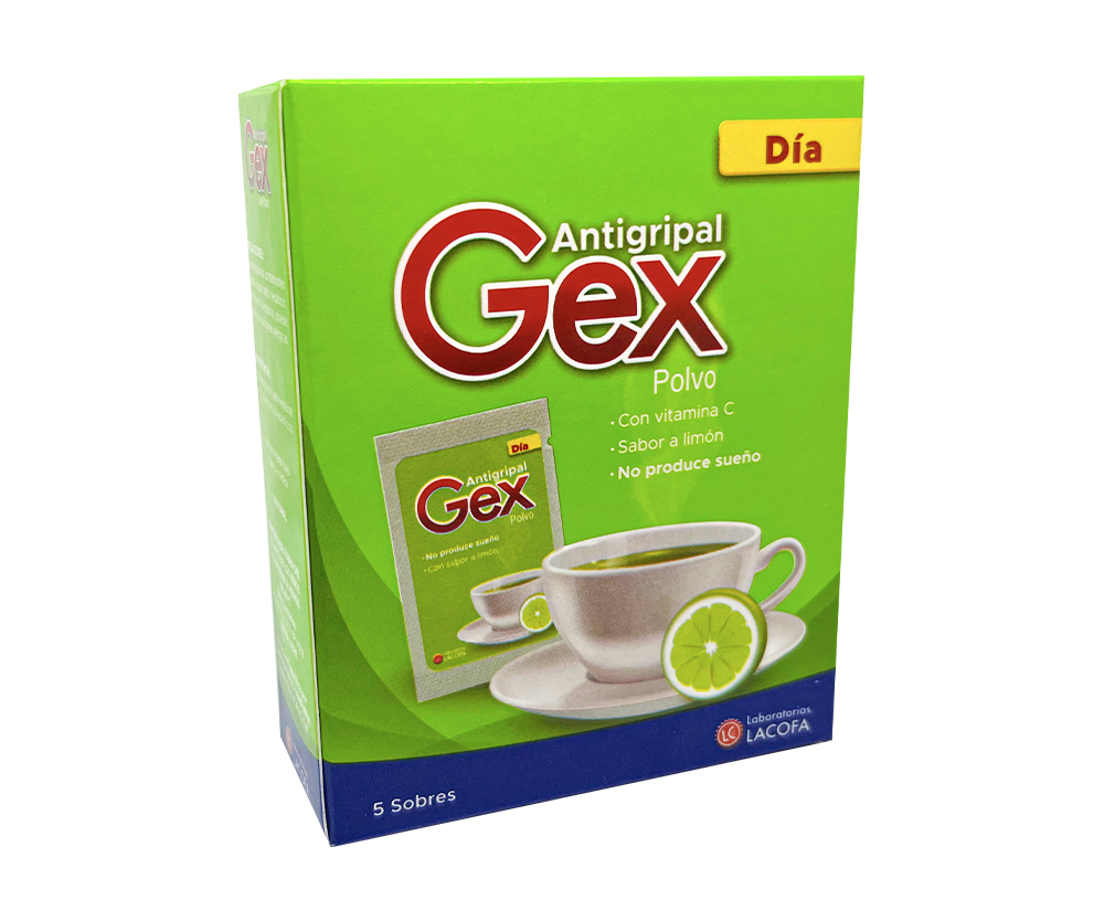 GEX DIA POLVO X 5 SOBRES