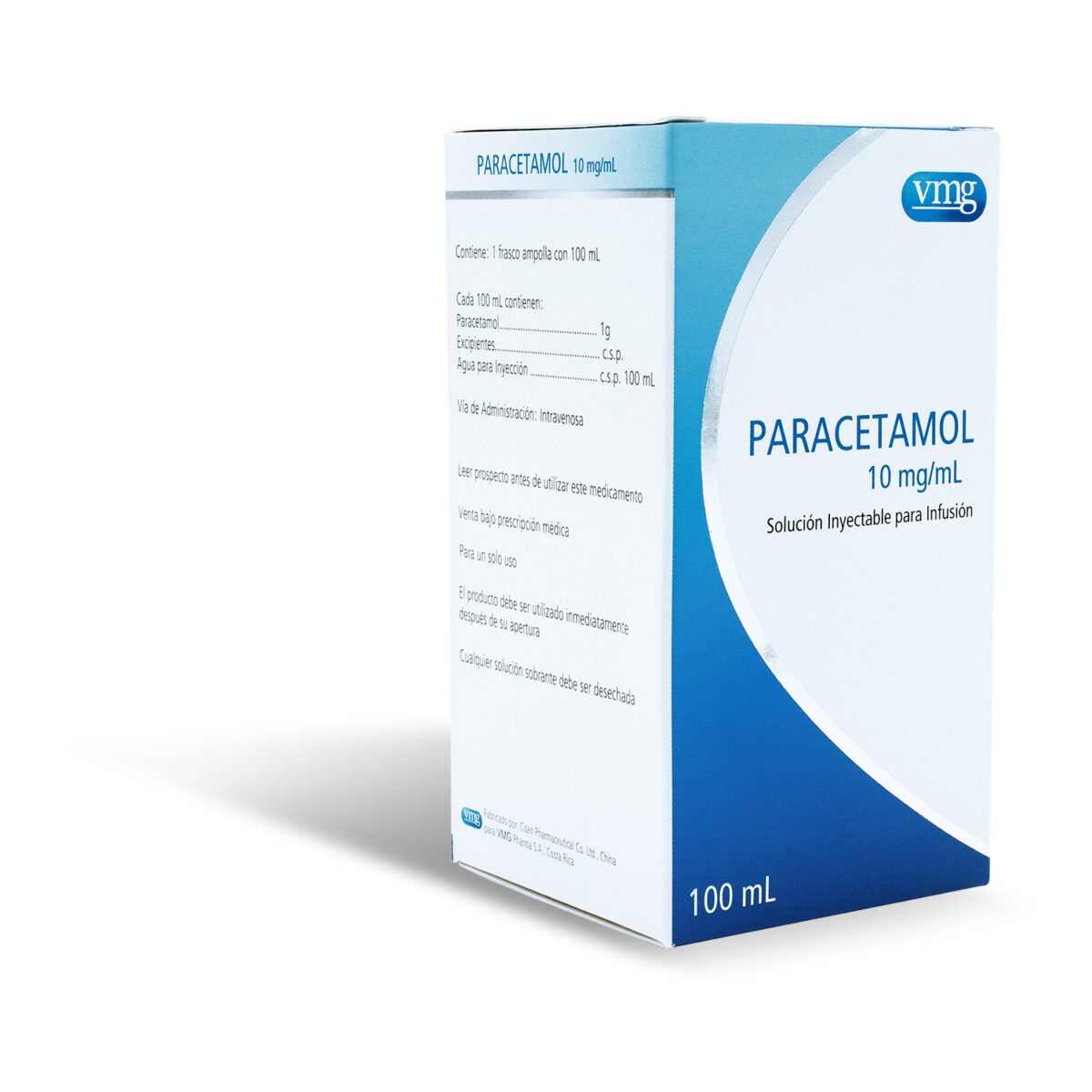 Paracetamol Inyectable 1000 mg/100 ml