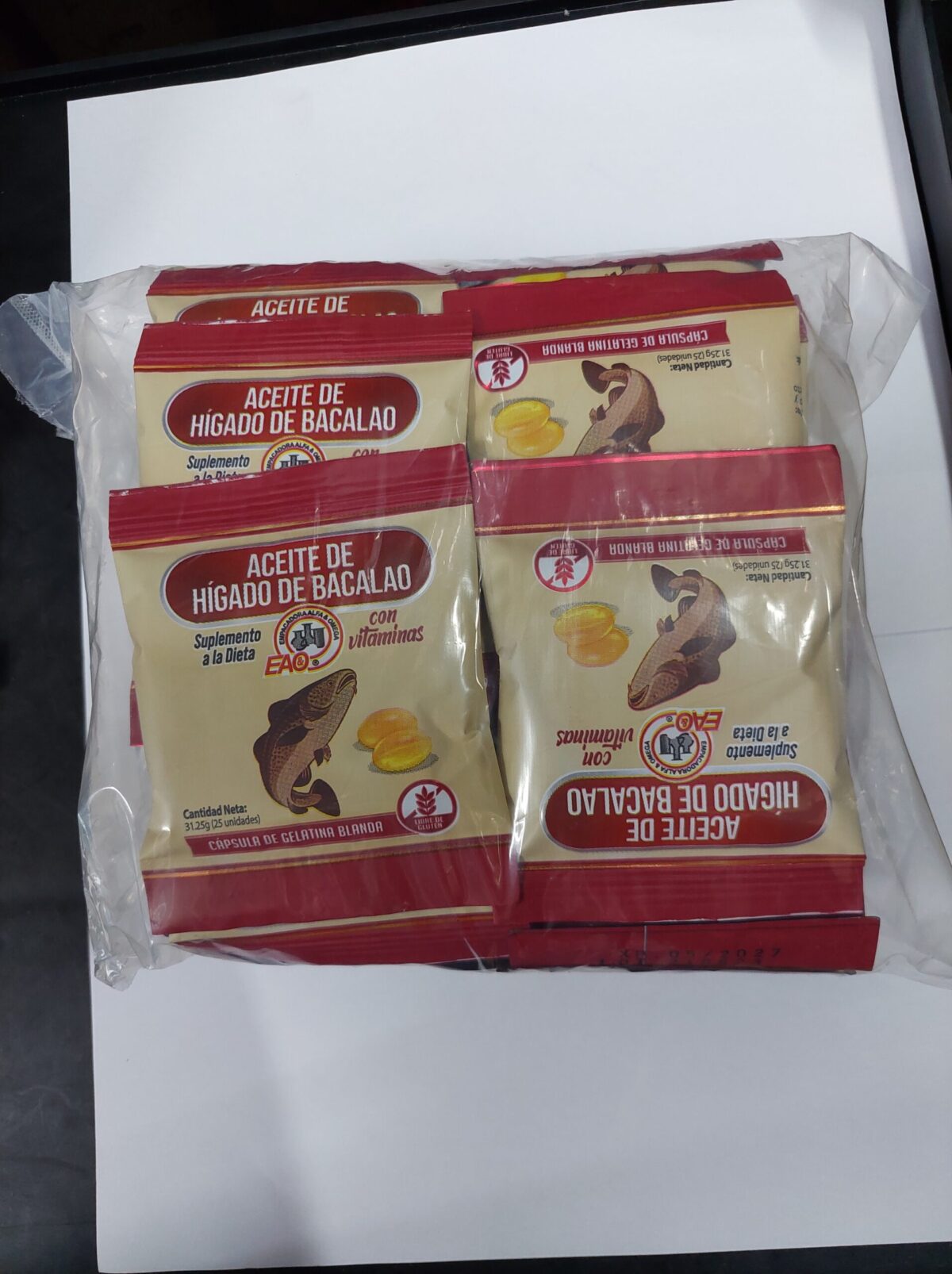 Aceite de Higado de Bacalao Vit Perla P/Adulto 40 X 25