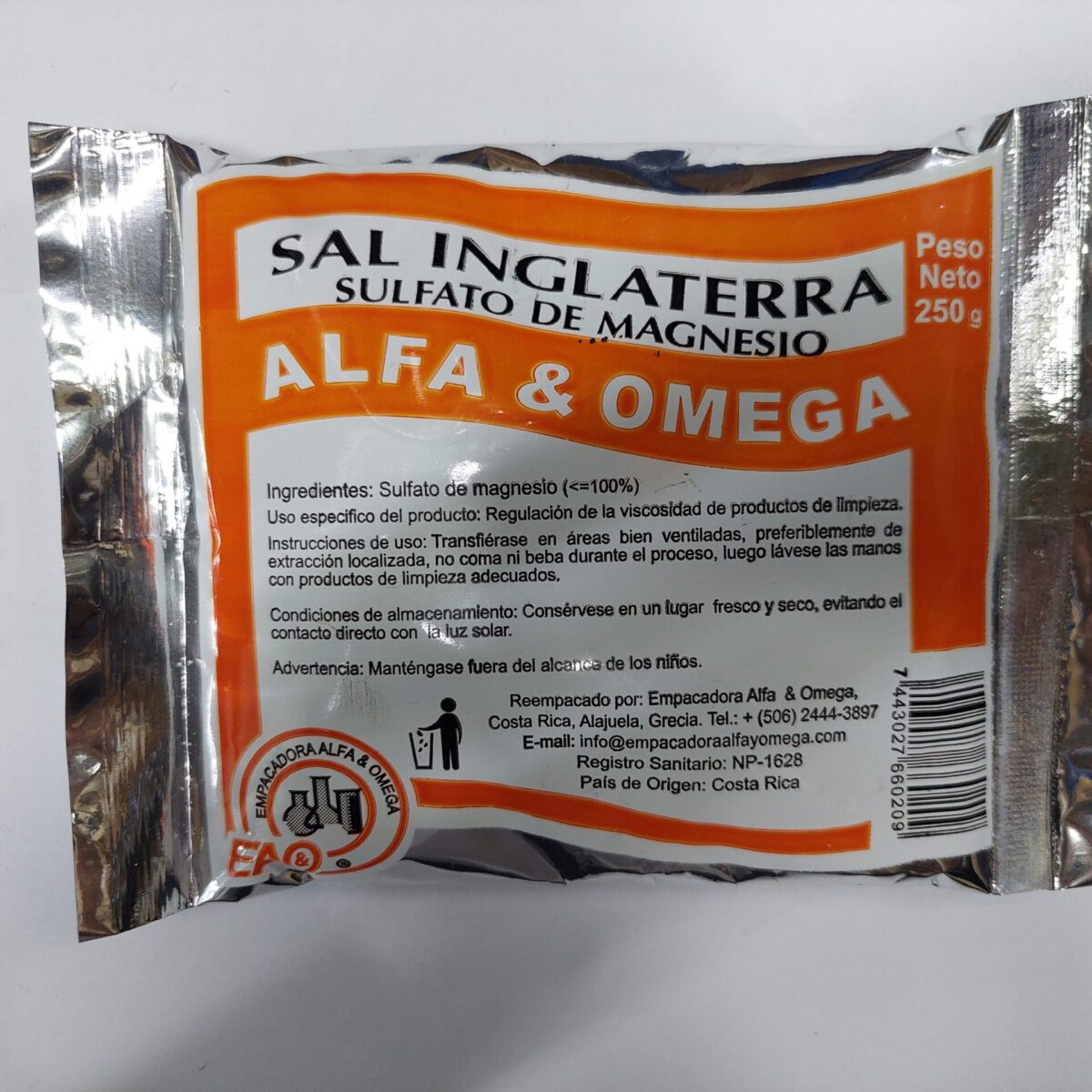 Sal Inglaterra Paquete Individual de 250g