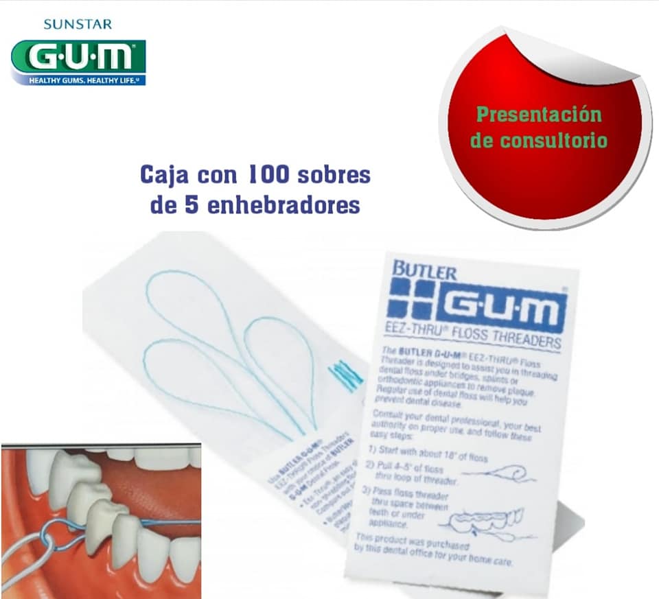 Hilo Dental Enhebrador caja x 100u