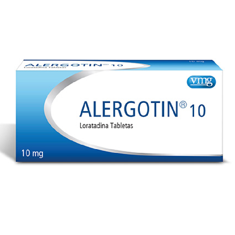 Alergotin (Loratadina 10 mg, Caja x 30 tabletas)