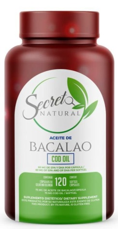 CAPSULAS BACALAO X 120UDS SECRETO NATURAL