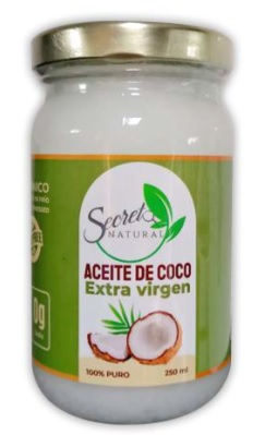 ACEITE DE COCO SECRETO NATURAL 250 ML