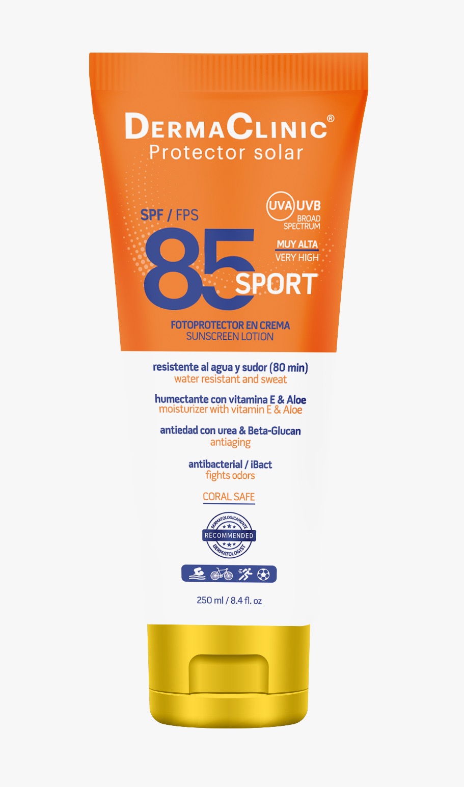 Dermaclinic Bloq Locion Tubo Sport Spf 85 250 ml