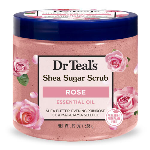 Dr Teals Exfoliante Azucar Scrub Rosas 19oz