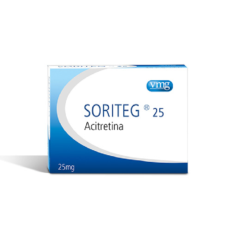 SORITEG Acitretina 25 mg Cápsulas  caja x 10